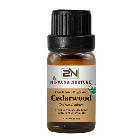 Cedarwood Essential Oil USDA Certified Organic, 100% Pure Natural Premium Grade, Undiluted