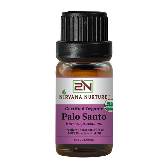 Palo Santo Essential Oil USDA Certified Organic, 100% Pure Natural Premium Grade, Undiluted