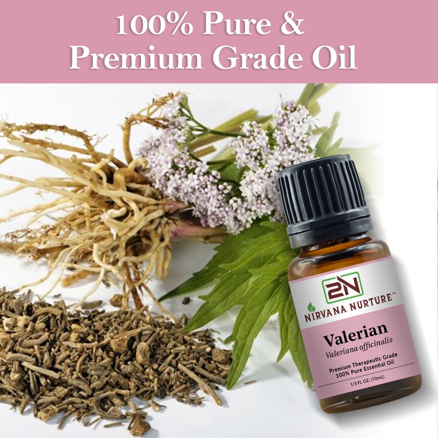 Valerian Essential Oil 100% Pure Premium Grade, Undiluted