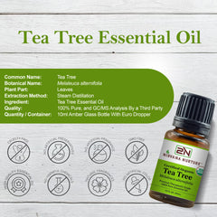 100% Pure Organic Tea Tree Essential Oil | USDA Certified