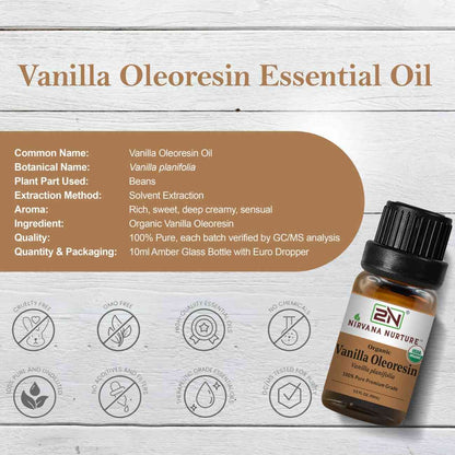 Vanilla Oleoresin Oil – 100% Pure, Undiluted | Nirvana Nurture