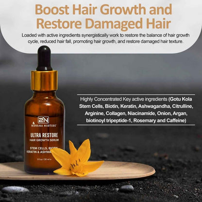 Ultra Restore Hair Growth Serum, DHT Blocker Reduce Hair Loss