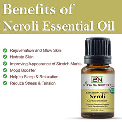 Organic Neroli Essential Oil | USDA Certified | 100% Pure
