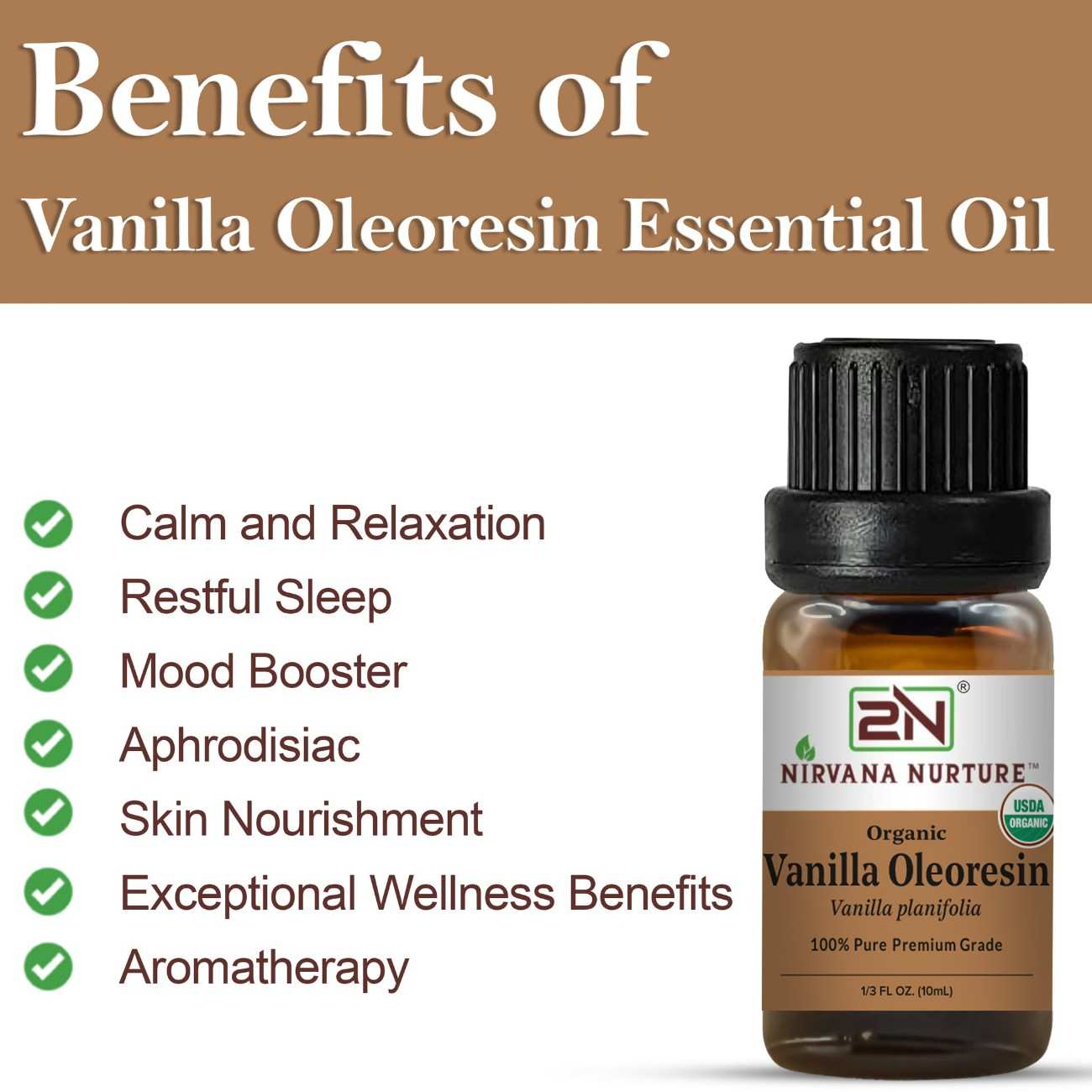 Vanilla Oleoresin Oil – 100% Pure, Undiluted | Nirvana Nurture
