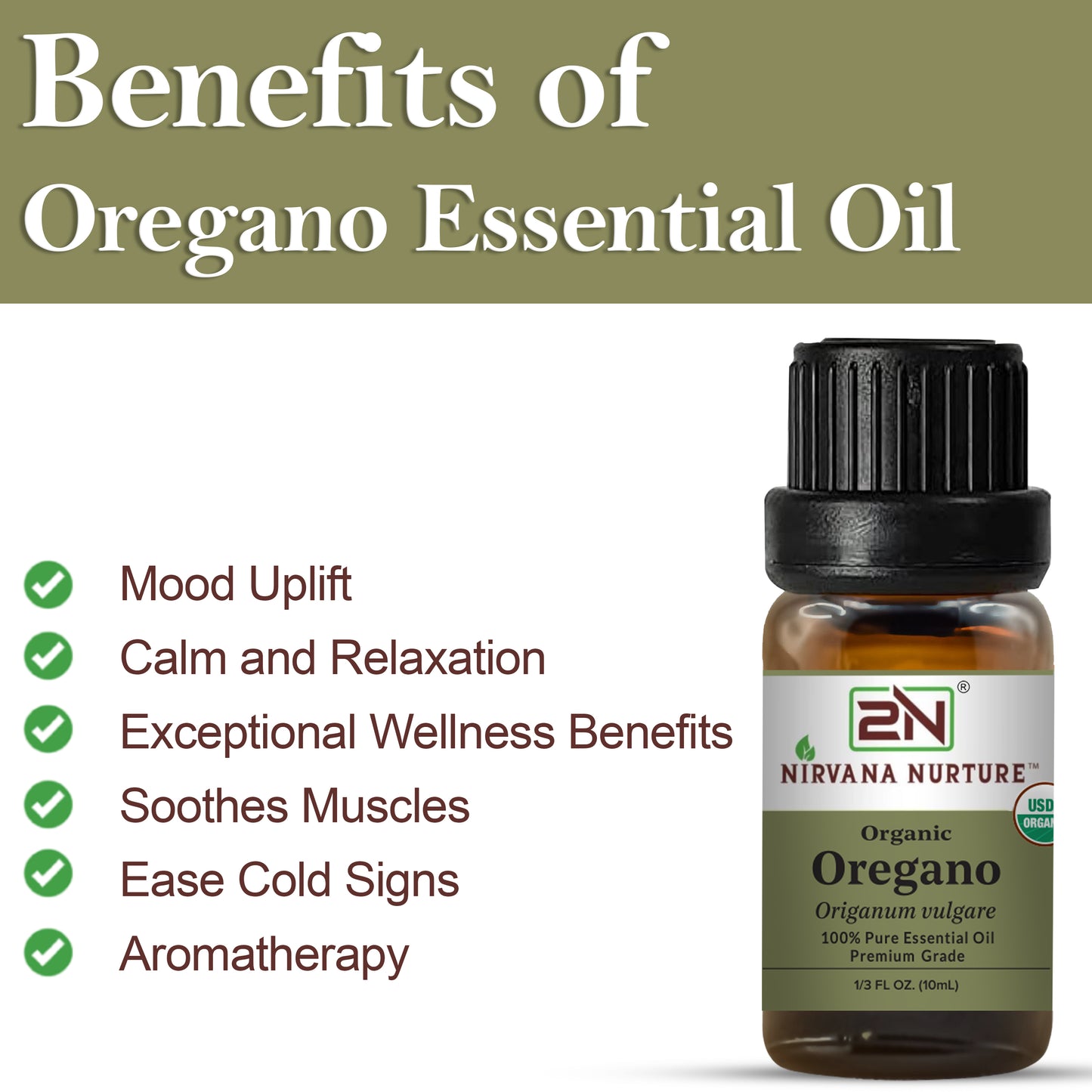 Organic Oregano Essential Oil – 100% Pure, Undiluted | Nirvana Nurture
