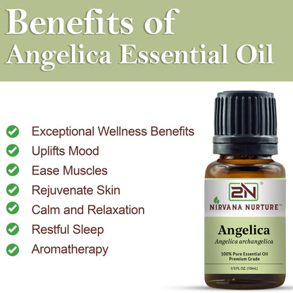 Angelica Essential Oil – 100% Pure, Undiluted | Nirvana Nurture