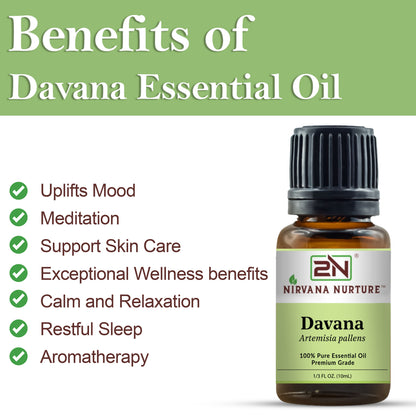 Davana Essential Oil – 100% Pure, Undiluted | Nirvana Nurture