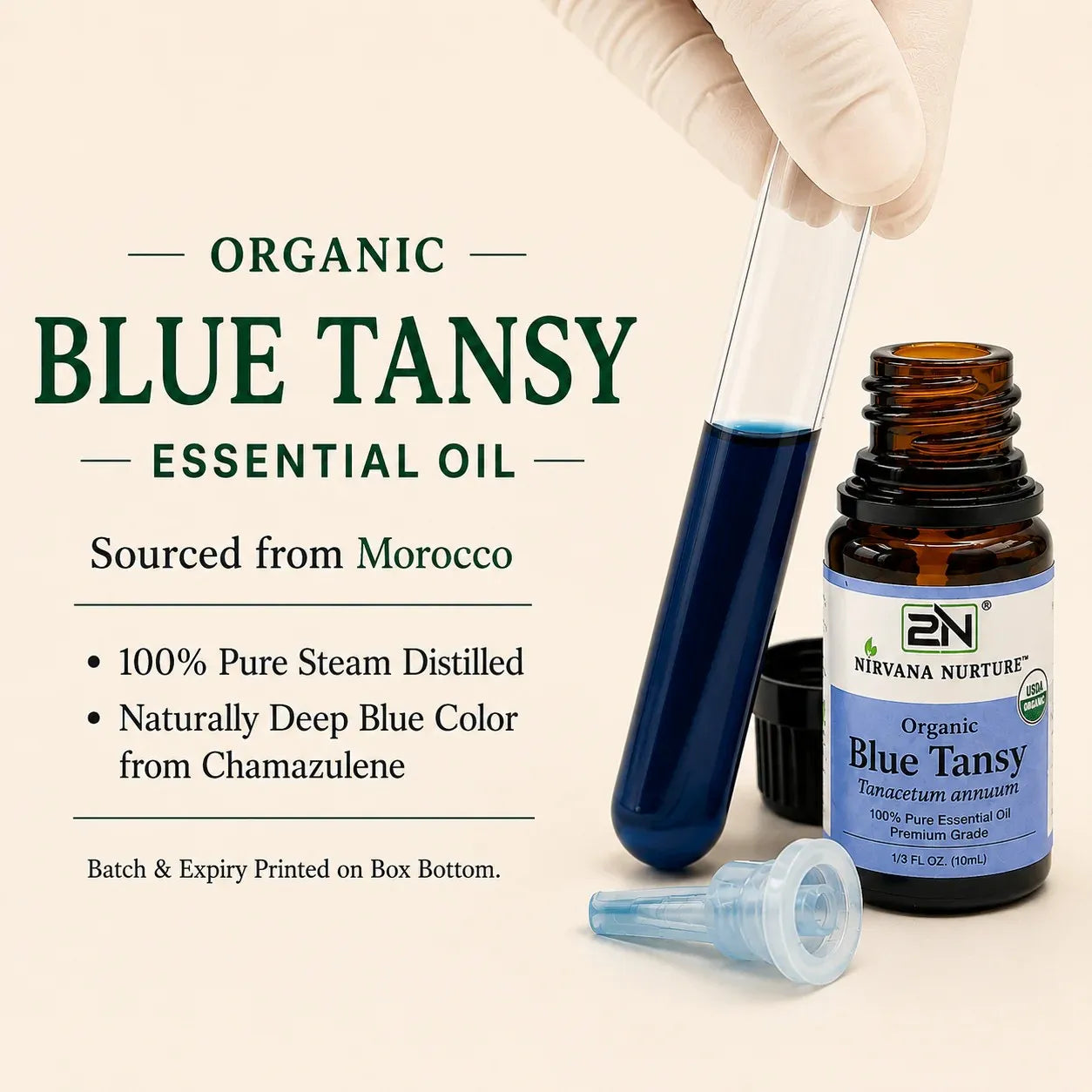 Organic Blue Tansy Essential Oil – 100% Pure, Undiluted | Nirvana Nurture