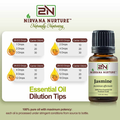 Jasmine Essential Oil – 100% Pure, Undiluted | Nirvana Nurture