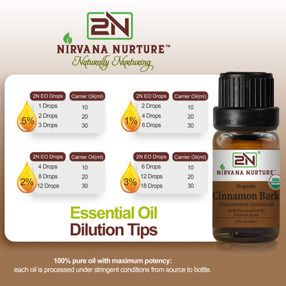 Organic Cinnamon Bark Essential Oil – 100% Pure, Undiluted | Nirvana Nurture