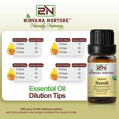 Organic Neroli Essential Oil – 100% Pure, Undiluted | Nirvana Nurture