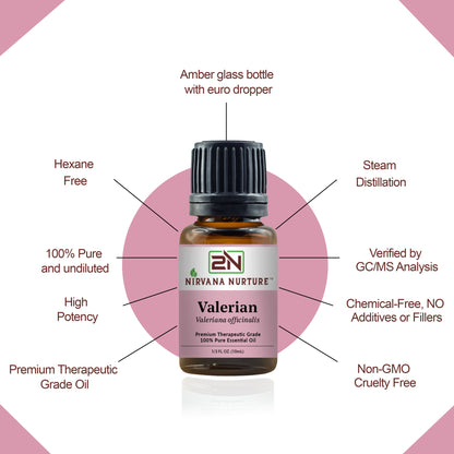 Valerian Essential Oil 100% Pure Premium Grade, Undiluted