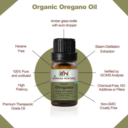 Organic Oregano Essential Oil – 100% Pure, Undiluted | Nirvana Nurture