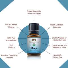 Organic Sleep Blend by Nirvana Nurture - Natural better Sleep