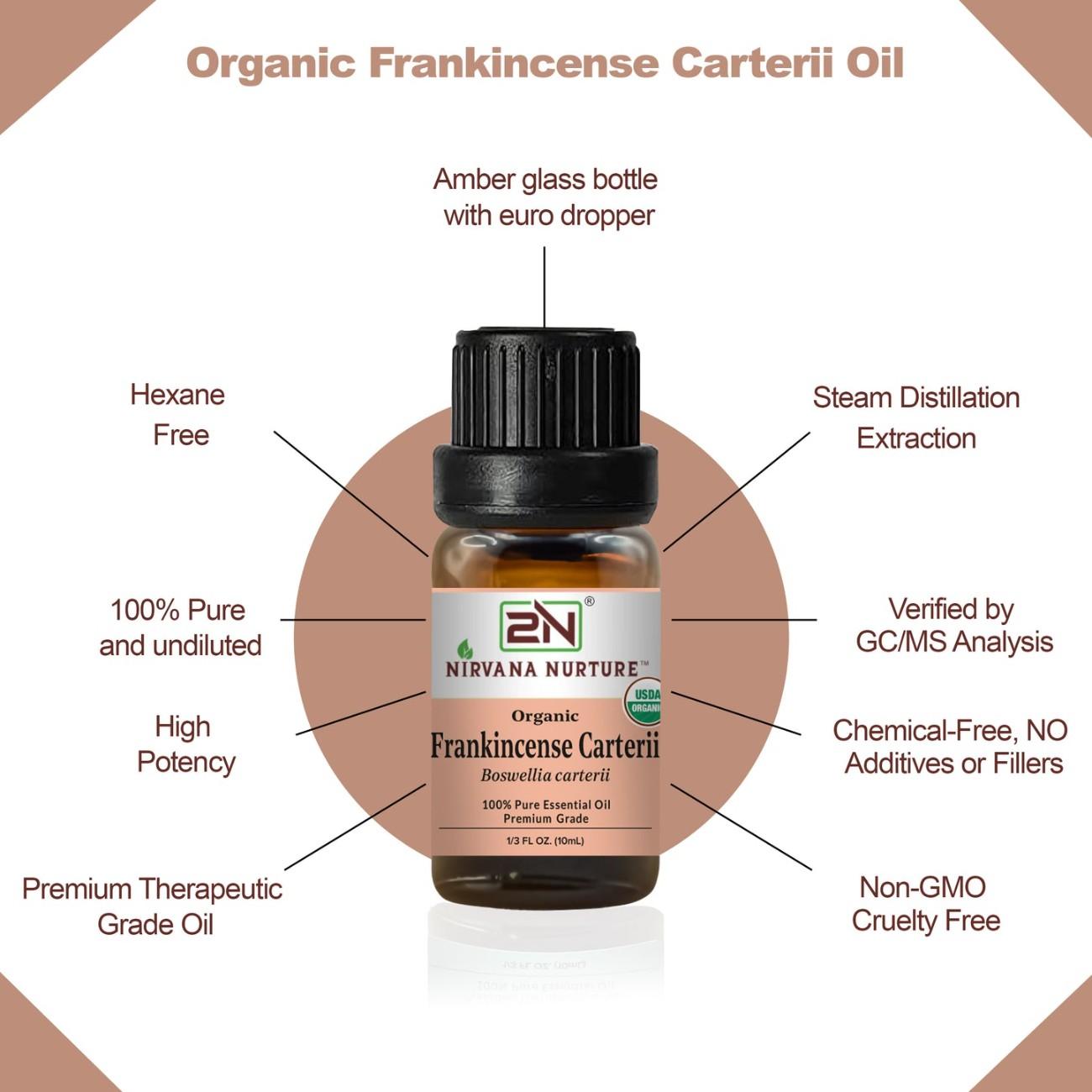 Organic Frankincense Carterii Essential Oil – 100% Pure, Undiluted | Nirvana Nurture