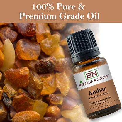 Amber Essential Oil – 100% Pure, Undiluted | Nirvana Nurture