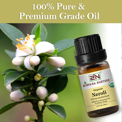 Organic Neroli Essential Oil – 100% Pure, Undiluted | Nirvana Nurture