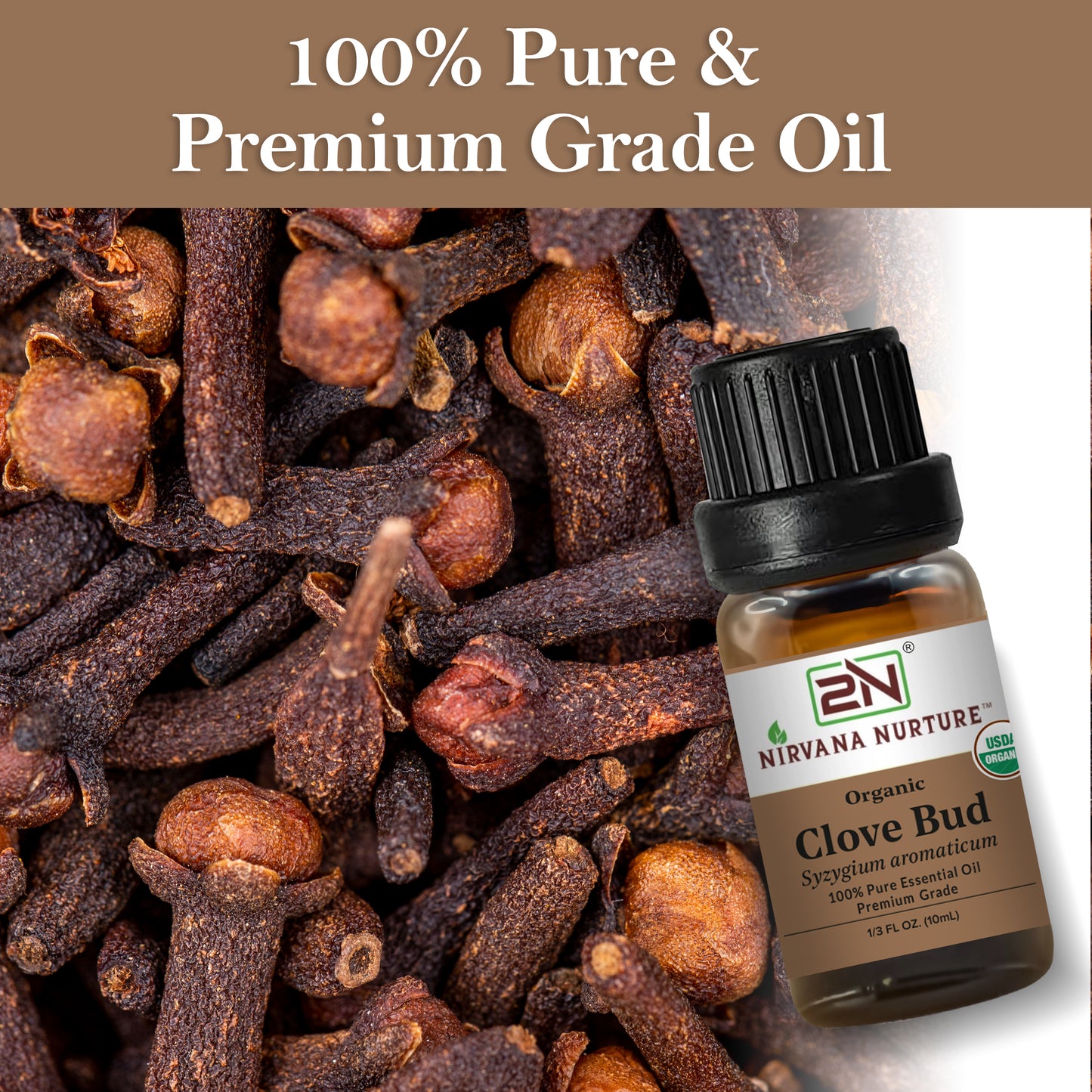 Organic Clove Bud Essential Oil – 100% Pure, Undiluted | Nirvana Nurture
