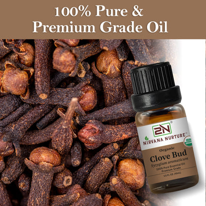 Organic Clove Bud Essential Oil – 100% Pure, Undiluted | Nirvana Nurture