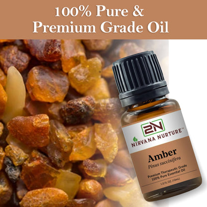 Amber Essential Oil 100% Pure Premium Grade, Undiluted