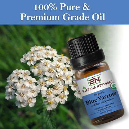 Organic Blue Yarrow Essential Oil – 100% Pure, Undiluted | Nirvana Nurture
