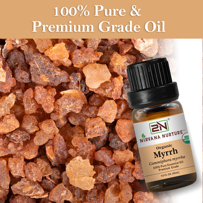 Organic Myrrh Essential Oil – 100% Pure, Undiluted | Nirvana Nurture