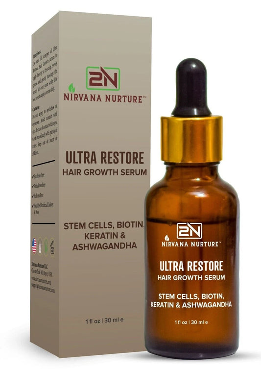 Ultra Restore Hair Growth Serum Boost Hair Growth, DHT Blocker Reduce Hair Loss