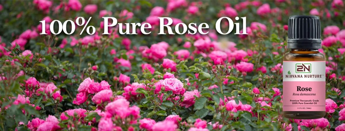 Rose Essential Oil – 100% Pure, Undiluted | Nirvana Nurture