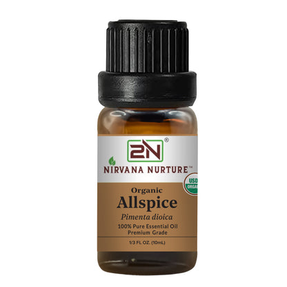 Organic Allspice Essential Oil – 100% Pure, Undiluted | Nirvana Nurture