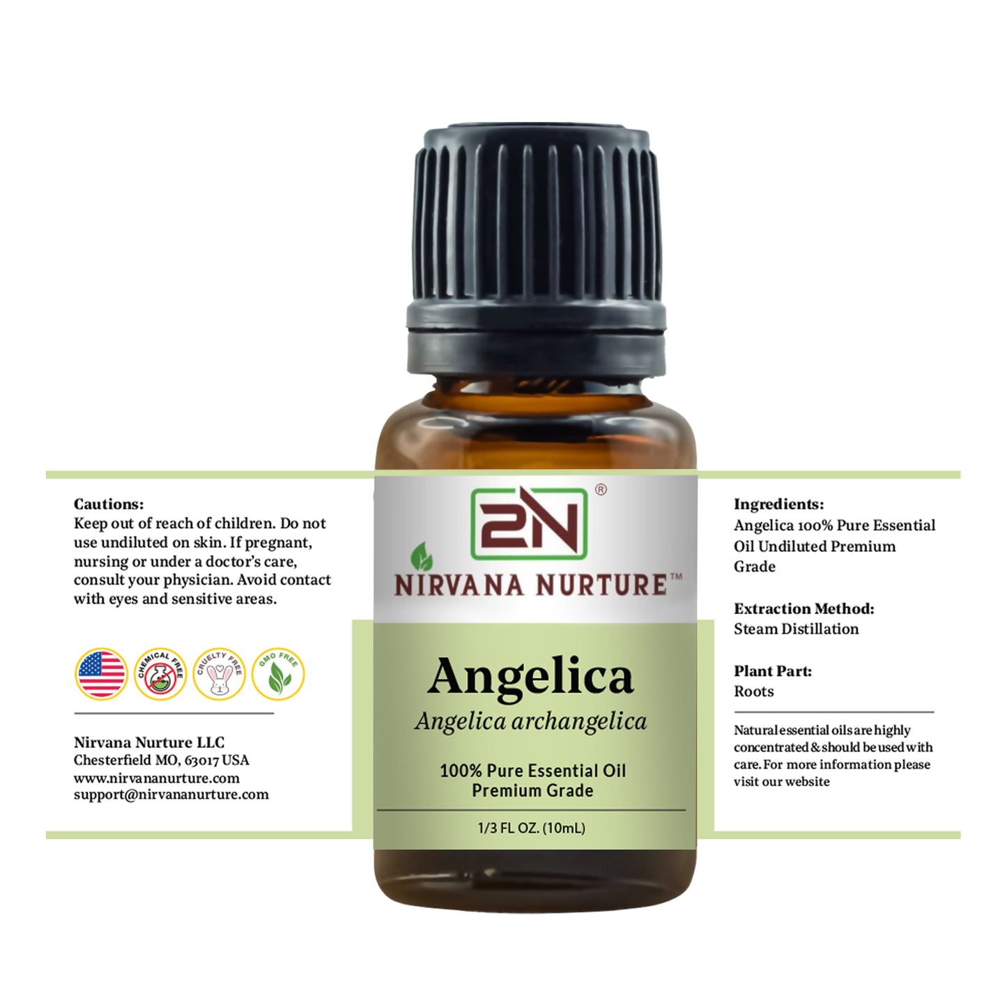 Angelica Essential Oil – 100% Pure, Undiluted | Nirvana Nurture