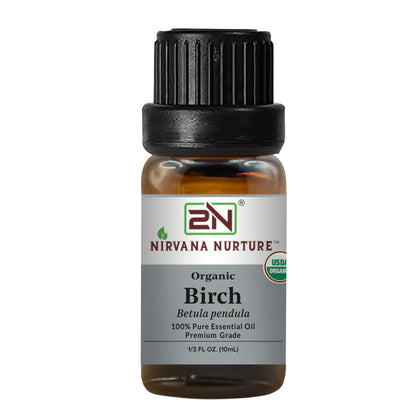 Organic Birch Essential Oil – 100% Pure, Undiluted | Nirvana Nurture