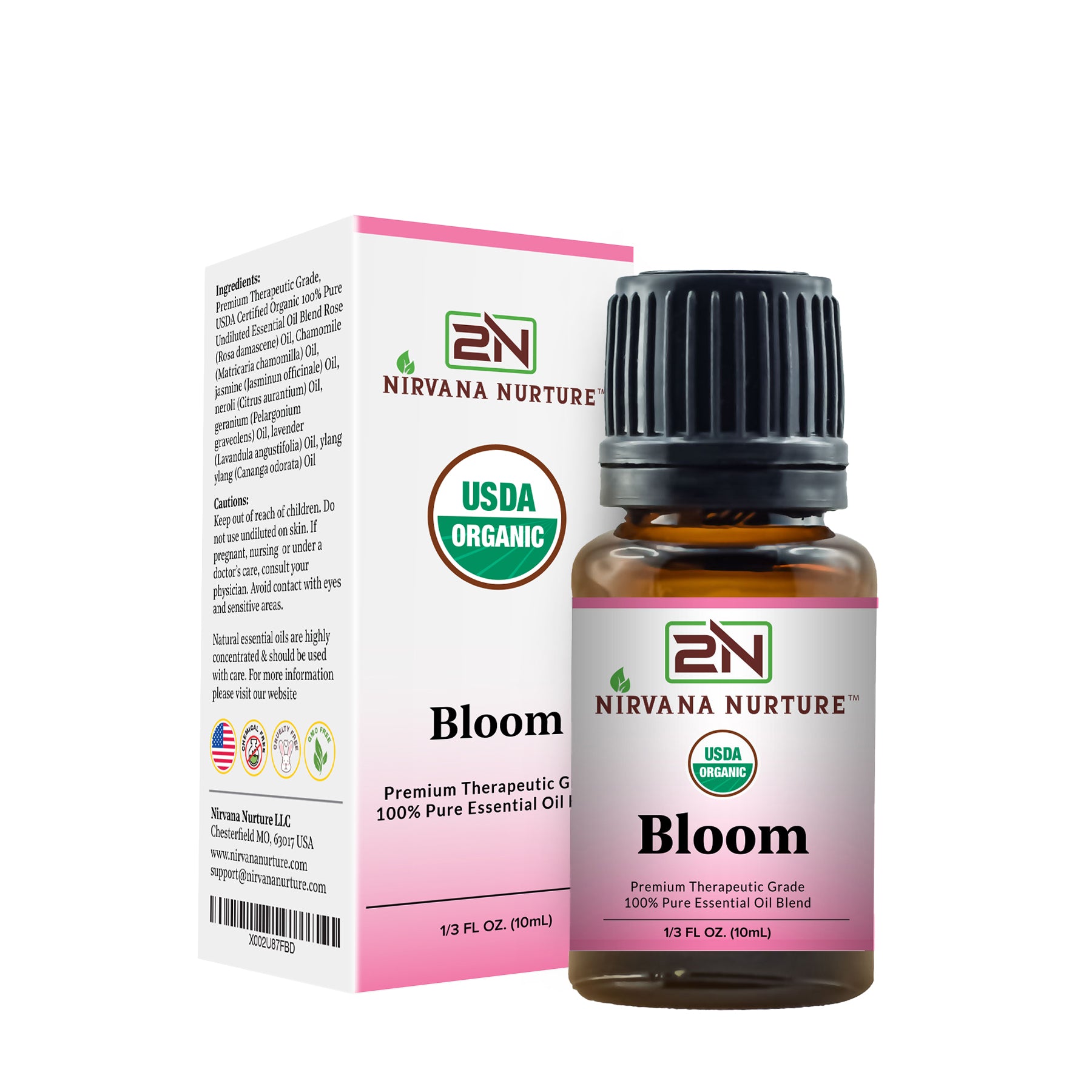 Organic Bloom Blend happiness & Joy - Pure Aromatherapy