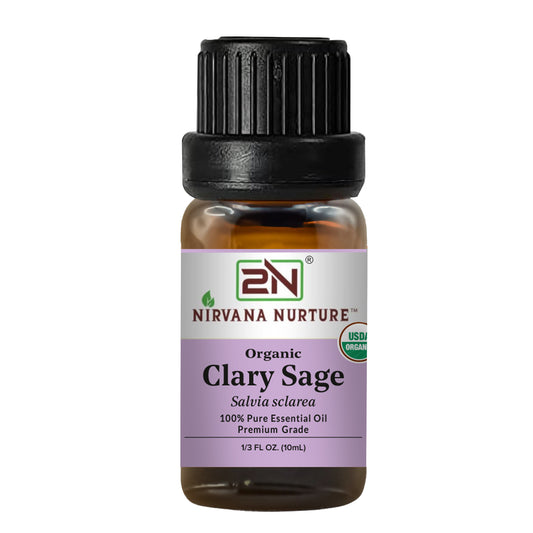 Organic Clary Sage Essential Oil – 100% Pure, Undiluted | Nirvana Nurture