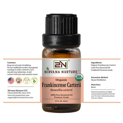Organic Frankincense Carterii Essential Oil – 100% Pure, Undiluted | Nirvana Nurture