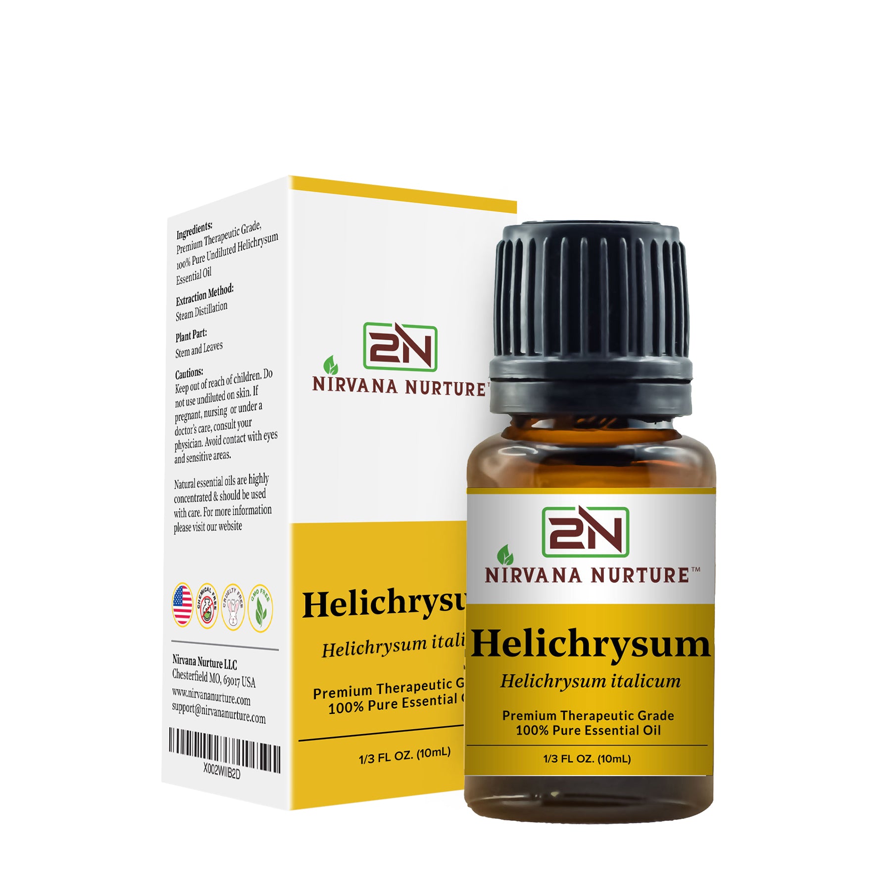 100% Pure Helichrysum Essential Oil | Therapeutic Grade
