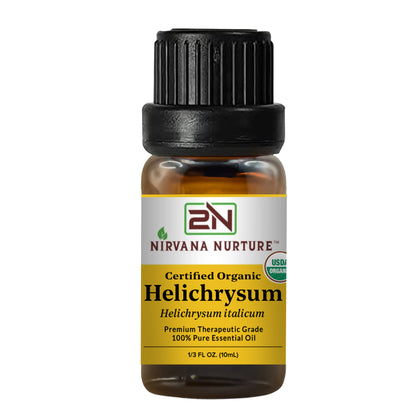 Helichrysum Essential Oil USDA Certified Organic, 100% Pure Natural Premium Grade, Undiluted