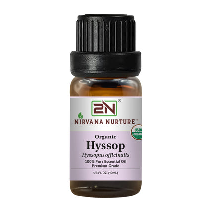 Organic Hyssop Essential Oil – 100% Pure, Undiluted | Nirvana Nurture