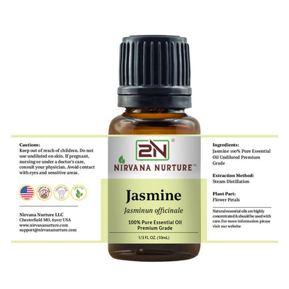 Jasmine Essential Oil – 100% Pure, Undiluted | Nirvana Nurture