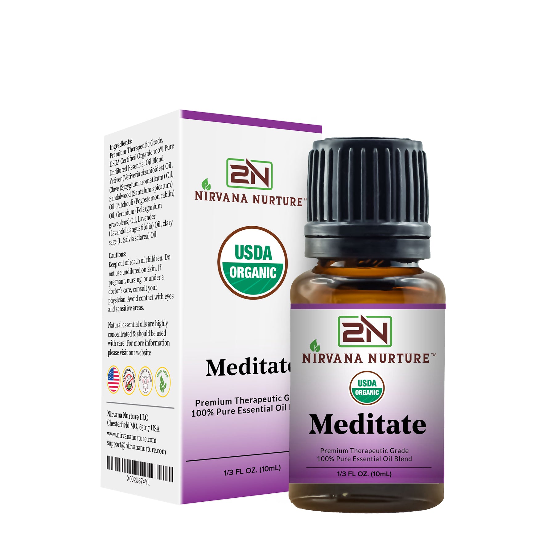 2N Nirvana Nurture Organic Meditate Blend - Yoga