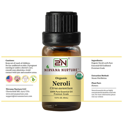 Organic Neroli Essential Oil – 100% Pure, Undiluted | Nirvana Nurture