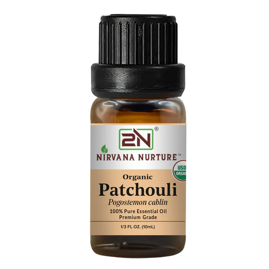 Patchouli Essential Oil USDA Certified Organic, 100% Pure Natural Premium Grade, Undiluted