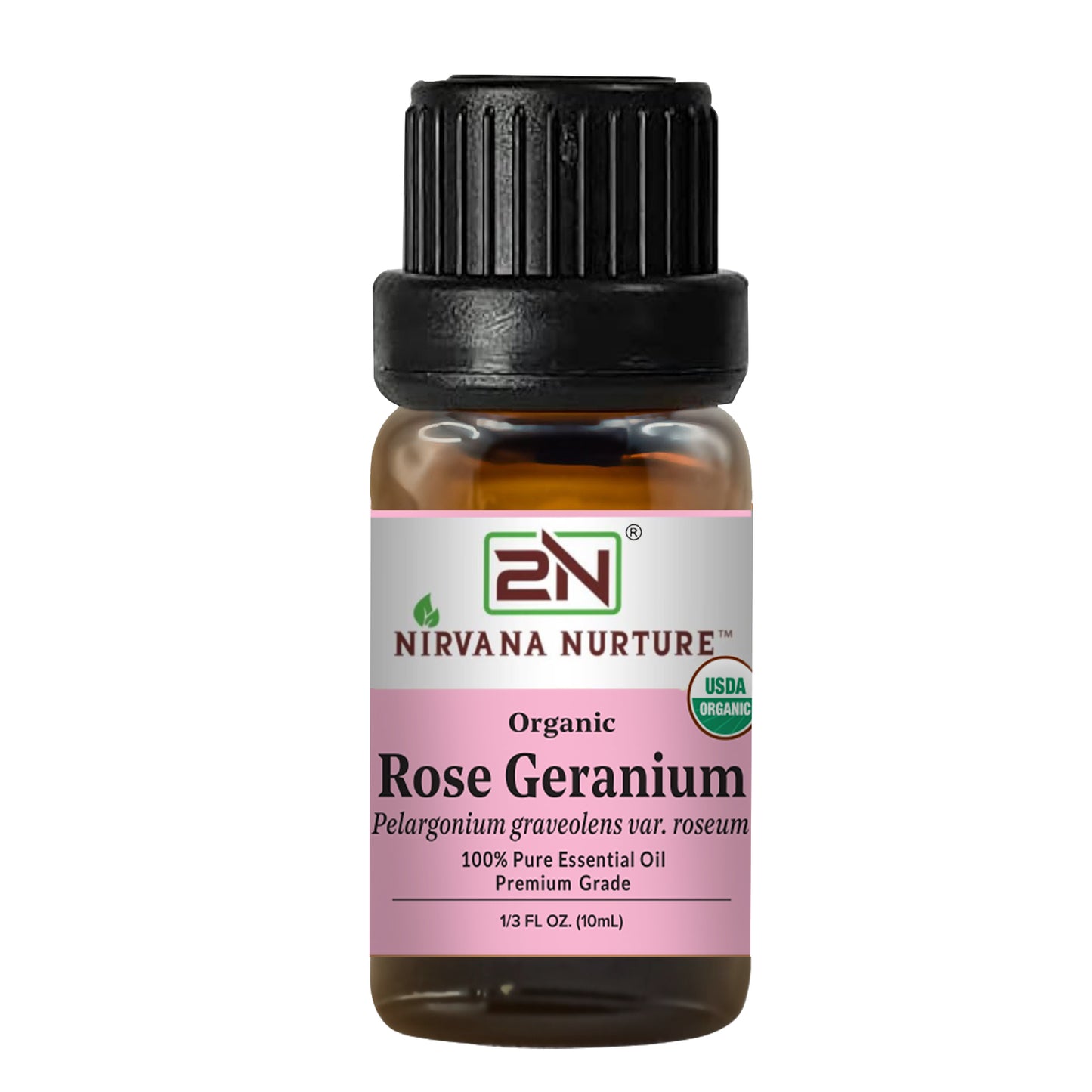 Organic Rose Geranium Essential Oil – 100% Pure, Undiluted | Nirvana Nurture