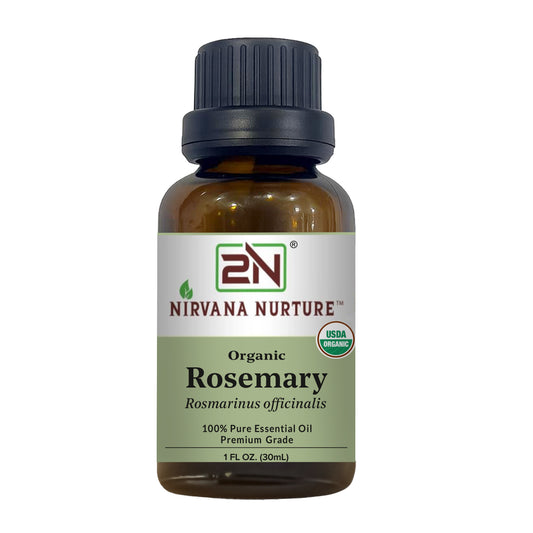 Organic Rosemary Essential Oil – 100% Pure, Undiluted, 30ml | Nirvana Nurture