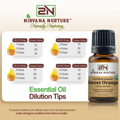 Organic Sweet Orange Oil | USDA Certified | 100% Pure