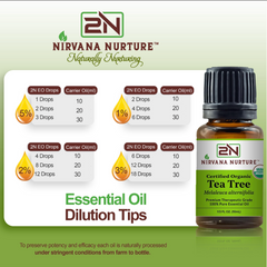 100% Pure Organic Tea Tree Essential Oil | USDA Certified