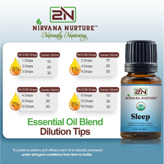 Organic Sleep Blend by Nirvana Nurture - Natural better Sleep