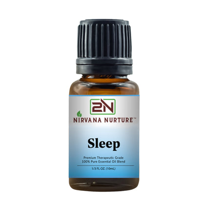 Nirvana Nurture Sleep Blend 100% Pure Natural Premium Grade, Undiluted, Ease Stress, Aromatherapy, Mood Booster, Calm & Relax Mind