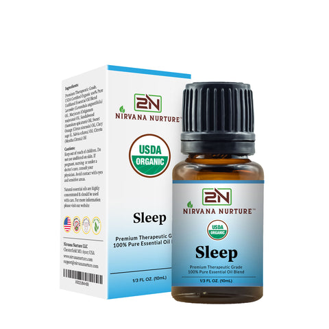 Organic Sleep Blend by Nirvana Nurture - Natural better Sleep