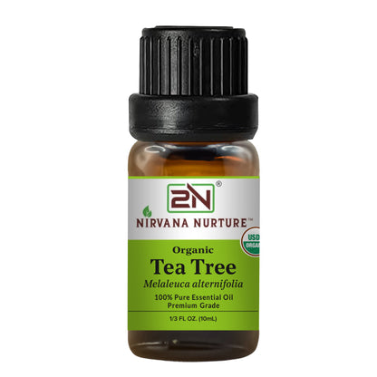 Organic Tea Tree Essential Oil – 100% Pure, Undiluted | Nirvana Nurture