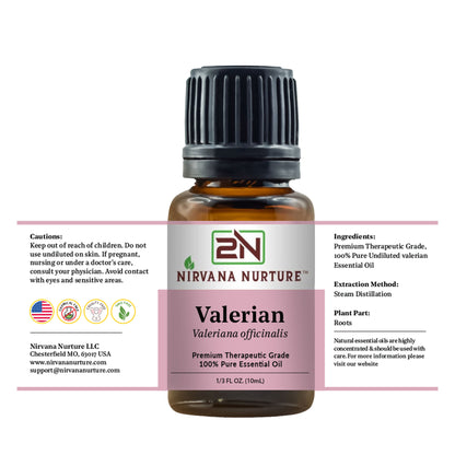 Valerian Essential Oil 100% Pure Premium Grade, Undiluted